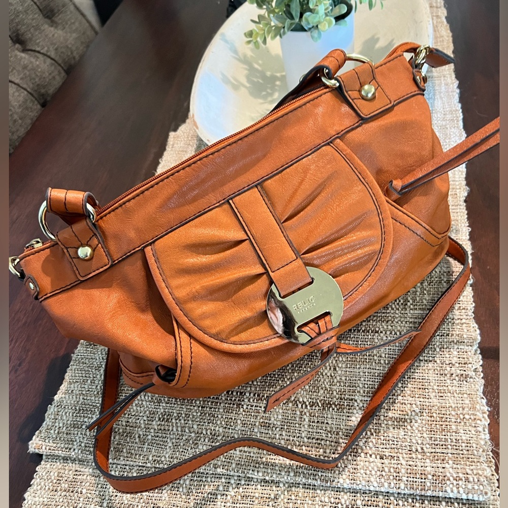 ❗️Price Drop ❗️Relic - Shoulder Bag w/ Strap - Burnt Orange EUC